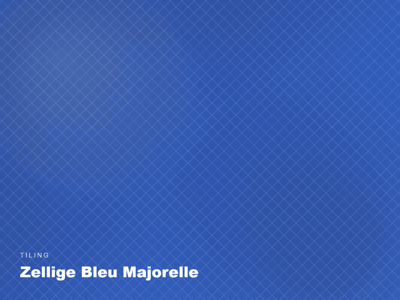 Zellige Bleu Majorelle